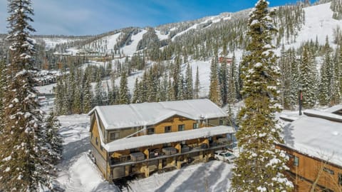 Property building, Day, Natural landscape, Winter, Golfcourse, Skiing, Mountain view, Parking