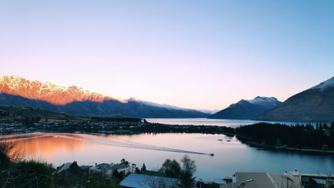 Lake view, Mountain view, Sunset