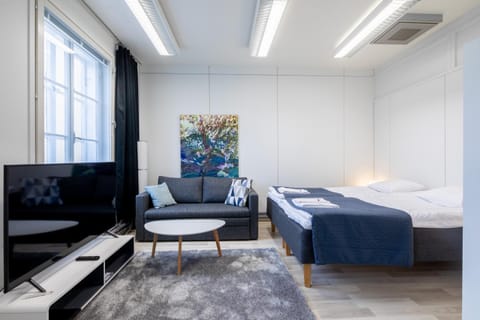 Tyylikäs City studio, Terassi ja ilmainen parkki Vanha Postitalo Apartment in Finland