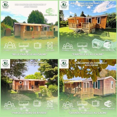 Chalet 3 chambres 6 pers Tohapi 3 étoiles- Direct proprio- plusieurs logements Chalet in Île-de-France