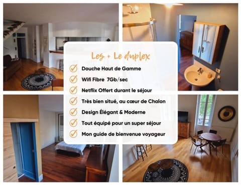 Le duplex Apartment in Bourgogne-Franche-Comté