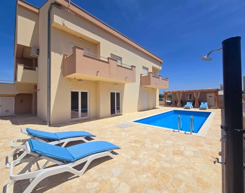 Patio, Pool view
