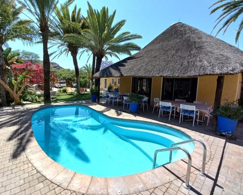 Property building, Pool view, Swimming pool