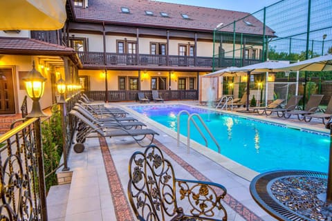 Property building, Pool view, Swimming pool
