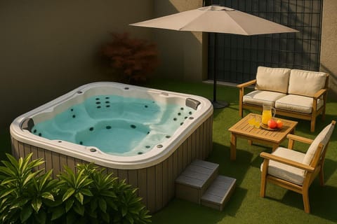 Luxury Modern Oasis with Private Garden" Grand Jacuzzi" Apartment in Podstrana