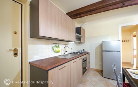 Kitchen or kitchenette, oven, stove