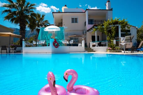 Property building, Day, Pool view, Swimming pool, sunbed