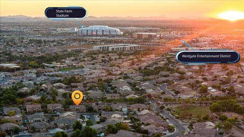 Movie Theater Pool Arcade Fire Pit House in Glendale