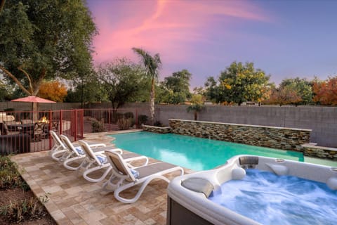 Movie Theater Pool Arcade Fire Pit House in Glendale