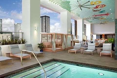 Seating area, Swimming pool
