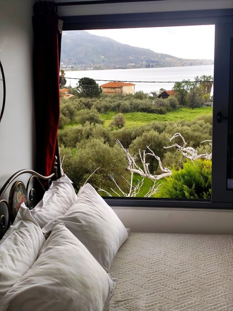 Bed, Natural landscape, Bedroom, Mountain view, Sea view