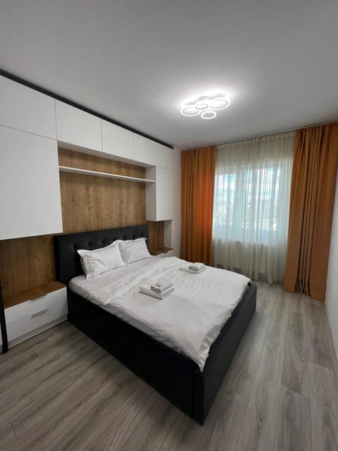 Bed, Photo of the whole room, Bedroom, towels, wardrobe