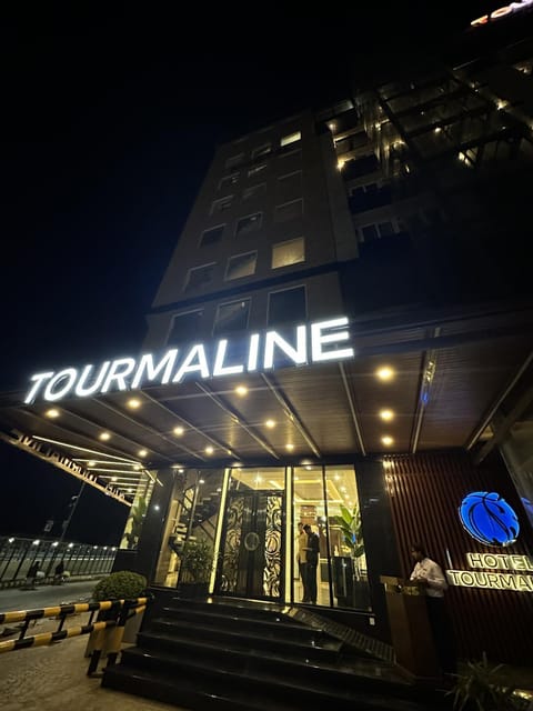 Property building, Night, Property logo or sign, Street view