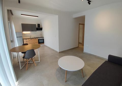 Kitchen or kitchenette, Living room, Dining area