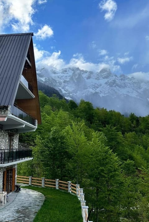Property building, Natural landscape, Mountain view