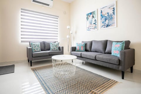 Living room, air conditioner