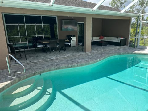 Patio, Pool view