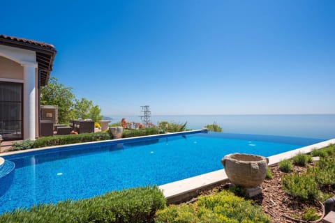 Day, Natural landscape, Pool view, Sea view, Swimming pool, sunbed