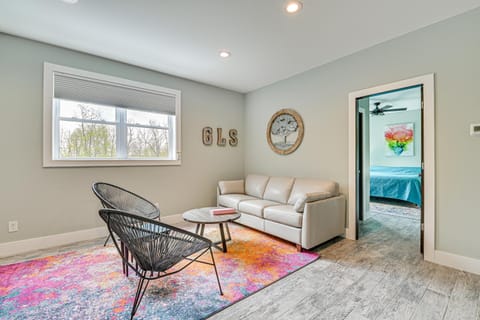 Fire Pit and Beach Access Quiet Northville Retreat Apartment in Northville