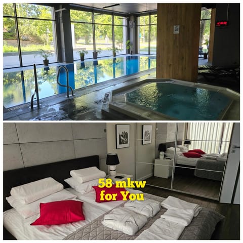 Living room, Bedroom, Swimming pool