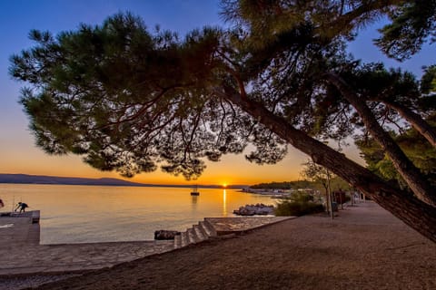 Natural landscape, Beach, Sea view, Sunset