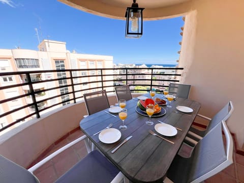 Day, View (from property/room), Balcony/Terrace, Balcony/Terrace, Seating area, Dining area, Sea view