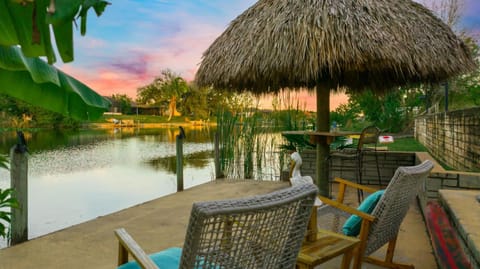 Patio, River view