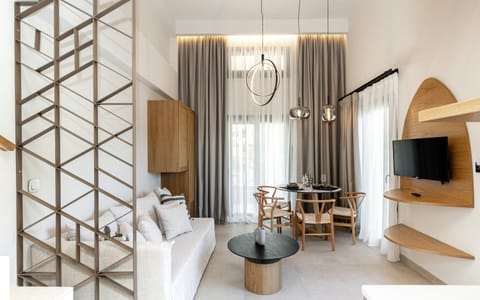 TV and multimedia, Living room, Photo of the whole room, Seating area, Dining area