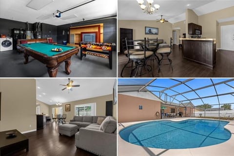 Communal lounge/ TV room, Billiard, Game Room, Dining area, Pool view
