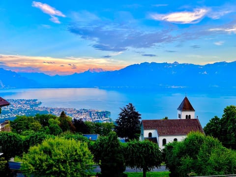 Day, Lake view, Mountain view, Sunrise