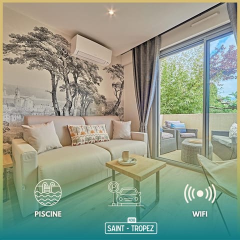 L'Escale-Appartement Saint-Tropez-4 personnes- Piscine-garage Apartment in Saint-Tropez