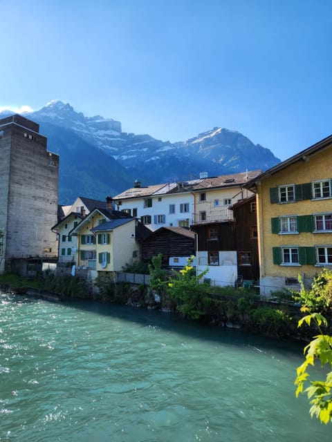 Restaurant/places to eat, Natural landscape, Skiing, View (from property/room), Hiking, Cycling, Mountain view, River view, Supermarket/grocery shop, Parking, ATM, currency exchange, hair dresser, laundry, washing machine