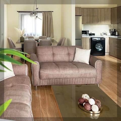 Living room, Seating area, Dining area