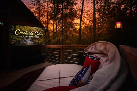 Patio, Natural landscape, View (from property/room), Seating area, Sunset