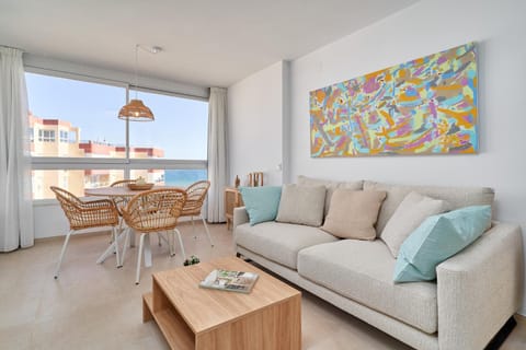 Living room, Dining area, Sea view