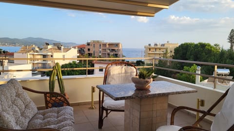 View (from property/room), Balcony/Terrace, Sea view