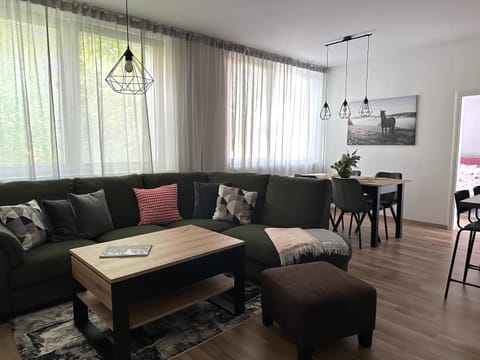 Living room, Seating area, Dining area
