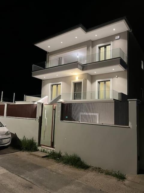 Property building, Night, Parking