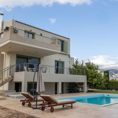 Property building, Patio, Natural landscape, Balcony/Terrace, Pool view, Swimming pool, sunbed