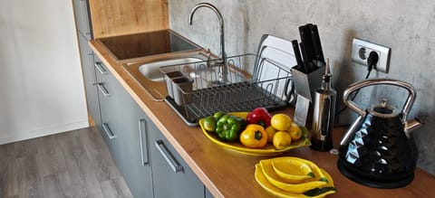 Coffee/tea facilities, Kitchen or kitchenette, dishwasher, stove