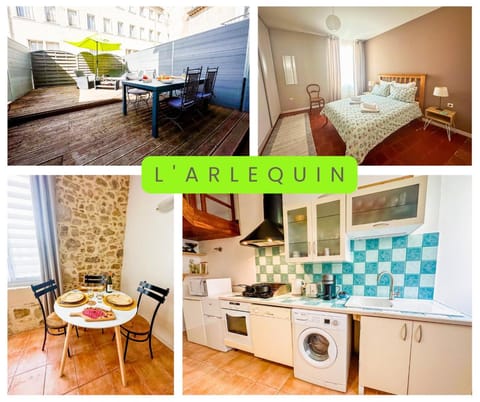 Restaurant/places to eat, Bed, Balcony/Terrace, Balcony/Terrace, Seating area, Bedroom, kitchen, kitchen