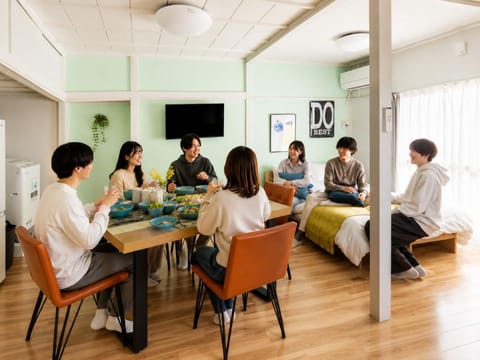 Dining area, group of guests