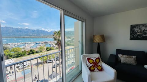 Natural landscape, Living room, Sea view