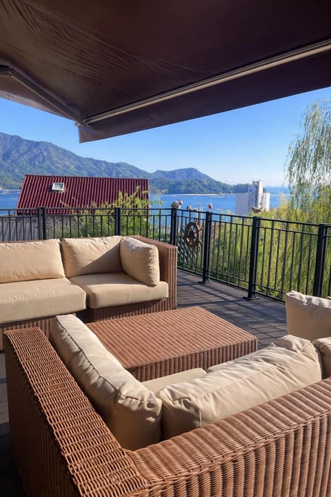 Day, Natural landscape, View (from property/room), Balcony/Terrace, Sea view