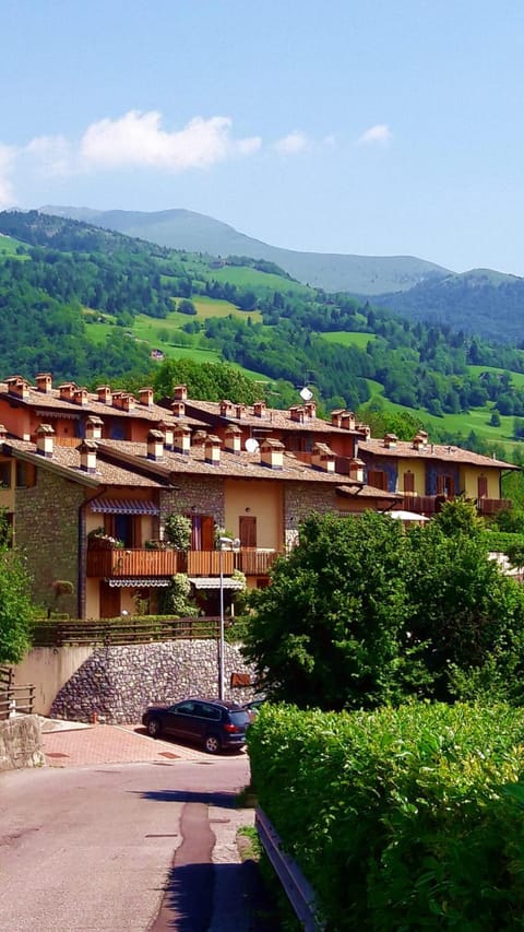 Property building, Spring, Natural landscape, Mountain view