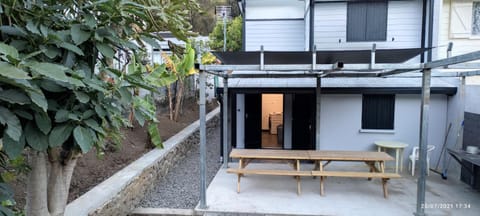 Property building, Patio, Dining area