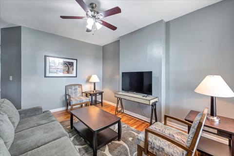 Historic First Floor Tower Grove Unit STL 1E House in southwest garden