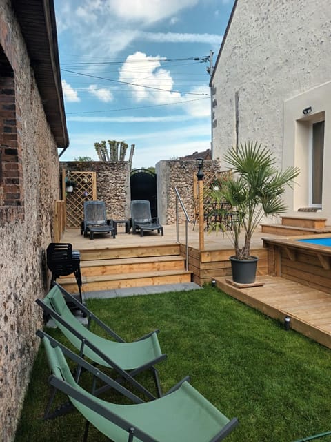 Patio, Garden view, sunbed