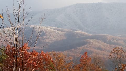 Natural landscape, Winter, Mountain view