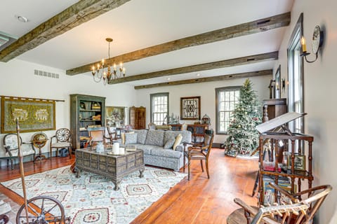 Spacious and Historic Cabin in New Haven with Pond! Cabin in Ozark Mountains